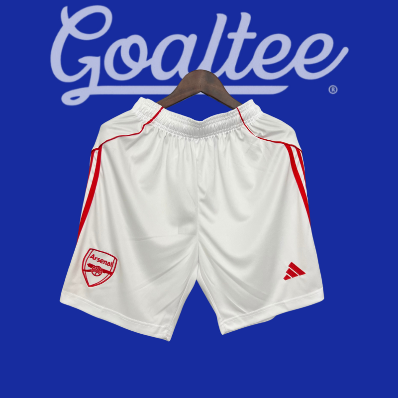 Pantalón Corto Arsenal 25/26 (Modelo Aficionado Adultos)