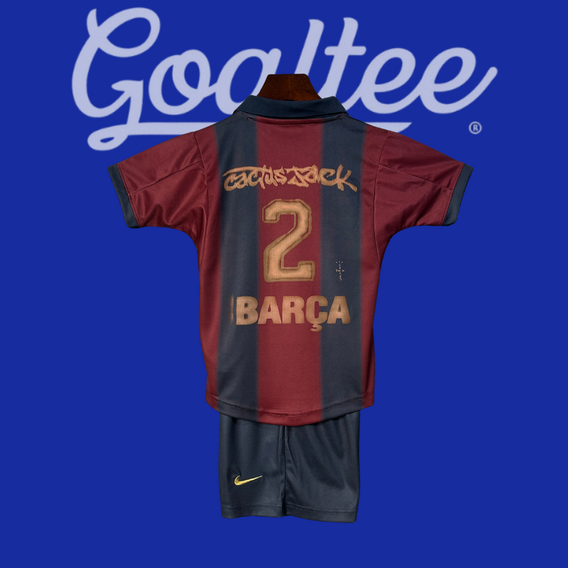 Conjunto Barcelona 25/26 (Niños Edición Travis Scott)