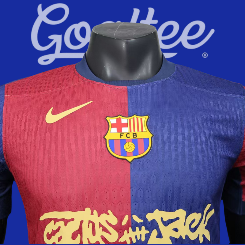 Camiseta Barcelona 24/25 (Travis Scott Modelo Jugador)
