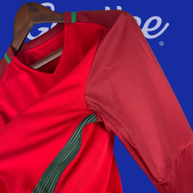 Camiseta Portugal 2016 EUROCOPA (Manga Larga Retro)