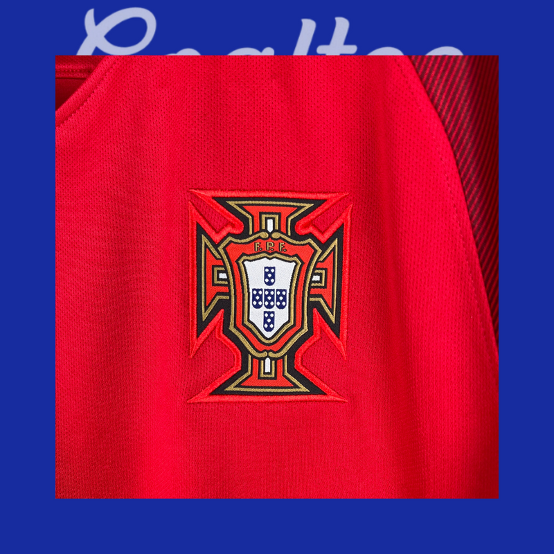 Camiseta Portugal 2016 EUROCOPA (Manga Larga Retro)